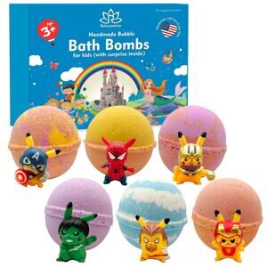 Bath Bombs for Kids with Pica-Hero Toys